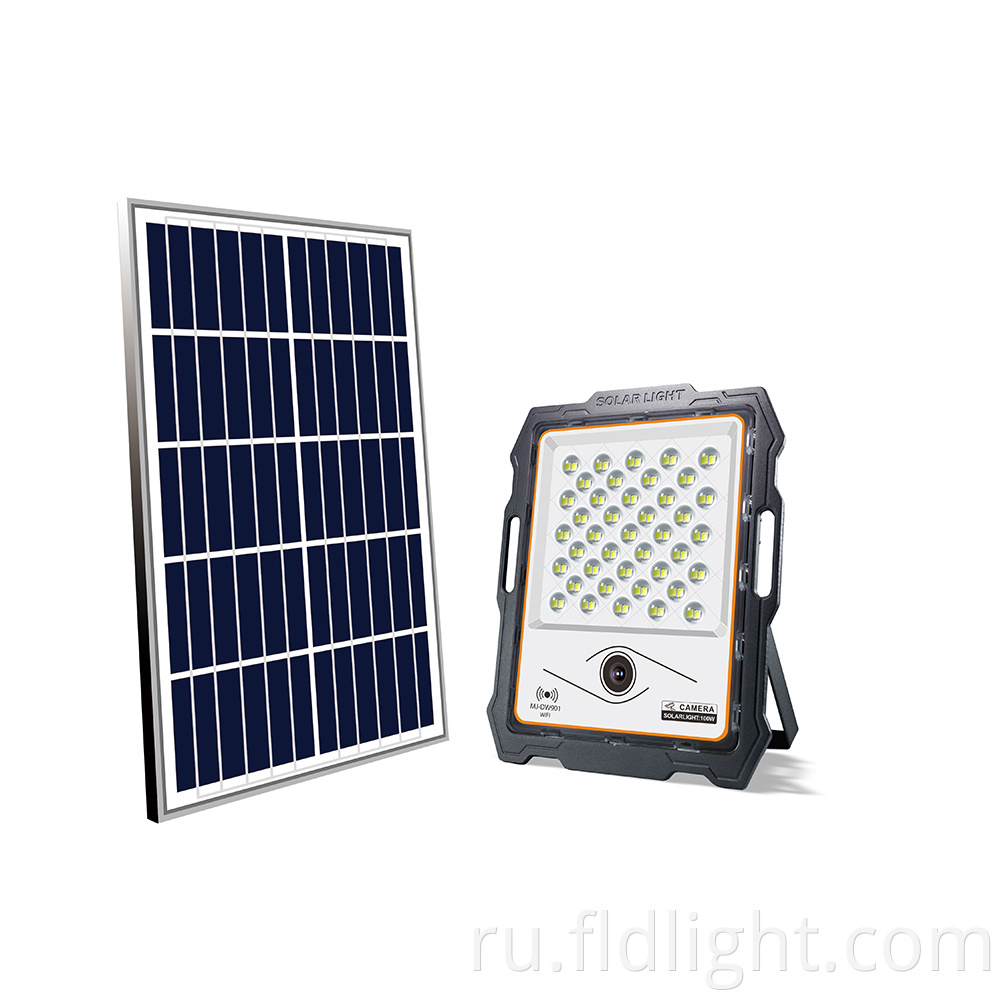 Tuya smart CCTV solar floodlights